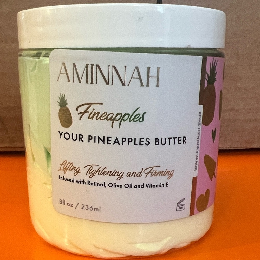 Aminnah Fineapples Your Pineapples Butter - Green and Cream - Picture 8 of 10